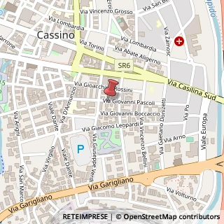 Mappa Via G. Pascoli, 60, 03043 Cassino, Frosinone (Lazio)