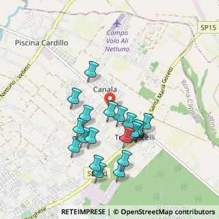 Mappa Via Tre Cancelli Piscina, 00048 Nettuno RM, Italia (0.9375)