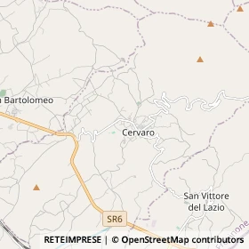 Mappa Cervaro