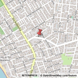 Mappa Via di Villa Claudia, 156, 00042 Anzio, Roma (Lazio)