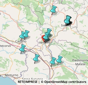 Mappa Via del Carmine, 86079 Venafro IS, Italia (15.3415)