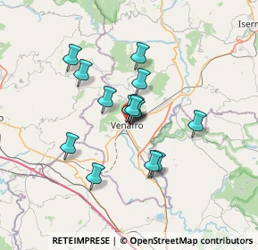 Mappa Via Nordovest Nome, 86079 Venafro IS, Italia (5.44429)