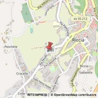 Mappa Via Feudo, 86016 Riccia CB, Italia, 86016 Riccia, Campobasso (Molise)