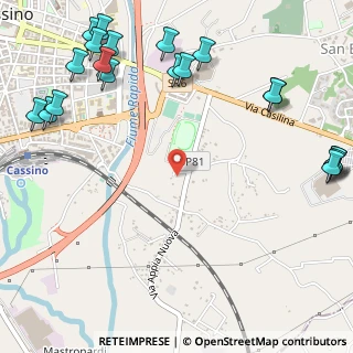 Mappa Via Casilina, 03043 Cassino FR, Italia (0.8475)