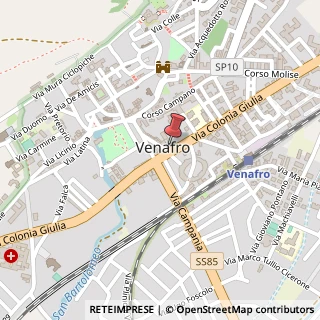 Mappa Strada Statale 85 Venafrana, 85, 86079 Venafro, Isernia (Molise)