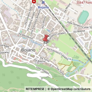 Mappa Via Barcellona, 1, 86021 Bojano, Campobasso (Molise)