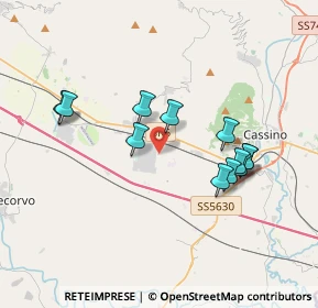 Mappa Viale Giovanni Agnelli, 03030 Villa Santa Lucia FR, Italia (3.60083)