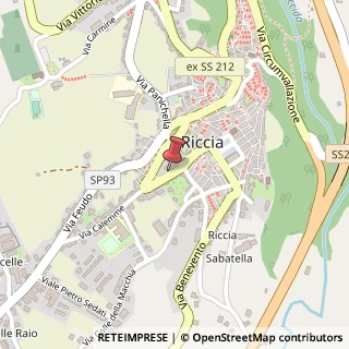Mappa Via Guglielmo Marconi, 27, 86016 Riccia, Campobasso (Molise)
