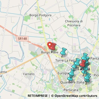 Mappa Strada della Chiesuola, 04100 Borgo Piave LT, Italia (3.27133)