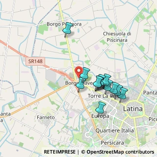 Mappa Strada della Chiesuola, 04100 Borgo Piave LT, Italia (1.70692)