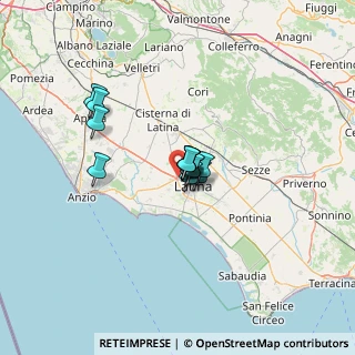 Mappa Strada della Chiesuola, 04100 Borgo Piave LT, Italia (7.94538)