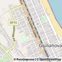 Kaart Giulianova