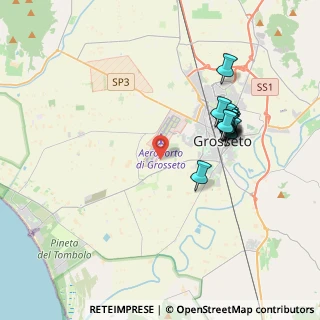 Mappa Strada del Querciolo, 58100 Grosseto GR, Italia (3.74692)