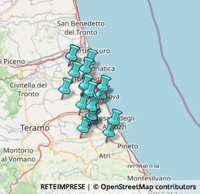 Mappa Piazza della Libertà, 64021 Giulianova TE, Italia (9.006)