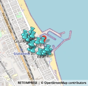 Mappa Molo B ente porto giulianova, 64021 Giulianova TE, Italia (0.347)