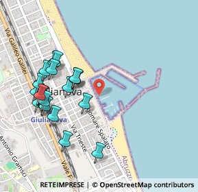 Mappa Molo B ente porto giulianova, 64021 Giulianova TE, Italia (0.539)