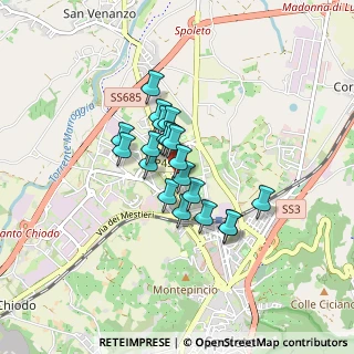 Mappa Via Guglielmo Marconi, 06049 Spoleto PG, Italia (0.5895)