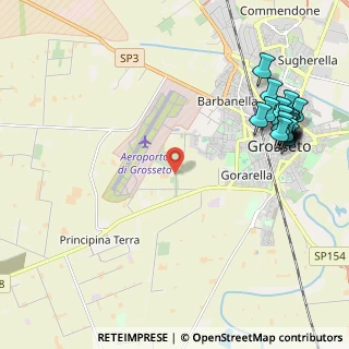 Mappa Strada del Pianetto, 58100 Grosseto GR, Italia (2.8145)
