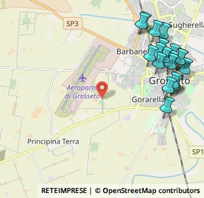 Mappa Strada del Pianetto, 58100 Grosseto GR, Italia (2.796)