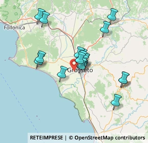 Mappa Strada del Pianetto, 58100 Grosseto GR, Italia (12.70778)