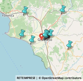 Mappa Strada del Pianetto, 58100 Grosseto GR, Italia (9.83167)