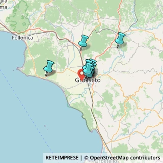 Mappa Strada del Pianetto, 58100 Grosseto GR, Italia (7.05538)