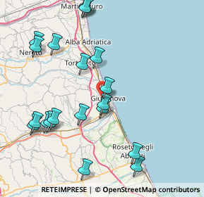 Mappa Via Acquaviva, 64021 Giulianova TE, Italia (9.6545)