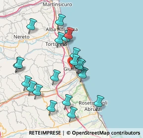 Mappa Via Acquaviva, 64021 Giulianova TE, Italia (7.8885)