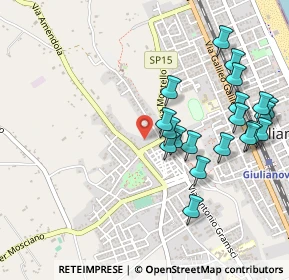 Mappa Via Acquaviva, 64021 Giulianova TE, Italia (0.5535)