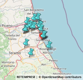 Mappa Via Acquaviva, 64021 Giulianova TE, Italia (10.522)