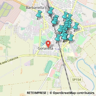 Mappa Piazza don Zeno di Nomadelfia, 58100 Grosseto GR, Italia (1.0845)