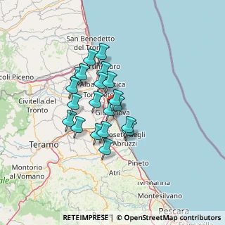 Mappa Via Trieste, 64020 Giulianova TE, Italia (10.564)