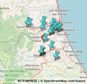 Mappa Via Minniti, 64012 Campli TE, Italia (10.847)