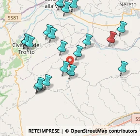 Mappa Via Minniti, 64012 Campli TE, Italia (4.424)