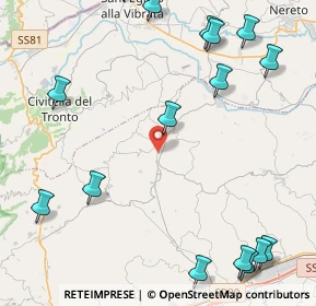 Mappa Via Minniti, 64012 Campli TE, Italia (6.701)