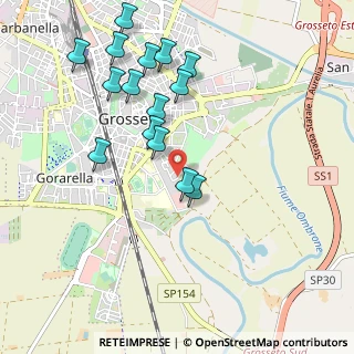 Mappa Via Mario Marchetti, 58100 Grosseto GR, Italia (1.05867)