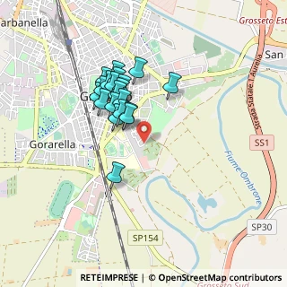 Mappa Via Mario Marchetti, 58100 Grosseto GR, Italia (0.7575)