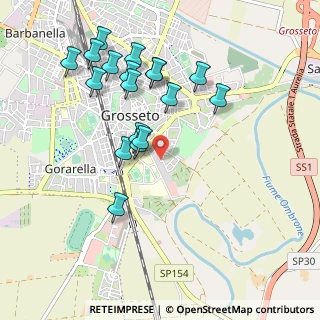 Mappa Via della Saracina, 58100 Grosseto GR, Italia (1.02333)