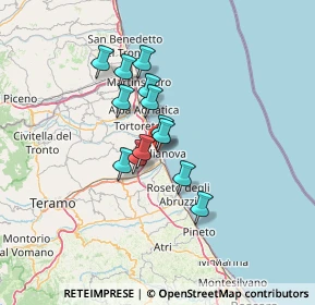 Mappa Via Riccardo Cerulli, 64021 Giulianova TE, Italia (9.82692)