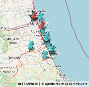 Mappa Via Riccardo Cerulli, 64021 Giulianova TE, Italia (10.71778)