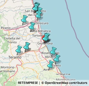 Mappa Via Riccardo Cerulli, 64021 Giulianova TE, Italia (15.74176)