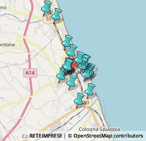 Mappa Via Riccardo Cerulli, 64021 Giulianova TE, Italia (1.058)