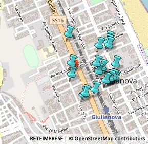 Mappa Via Riccardo Cerulli, 64021 Giulianova TE, Italia (0.2115)