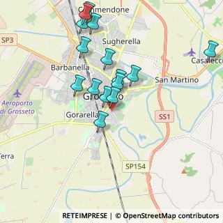 Mappa Viale Europra, 58100 Grosseto GR, Italia (1.93733)