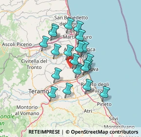 Mappa C.da Colle Leone, 64023 Mosciano Sant'Angelo TE, Italia (11.013)