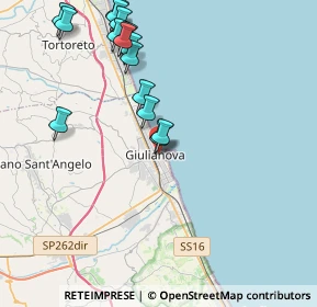 Mappa Via Dalmazia, 64021 Giulianova TE, Italia (4.63667)