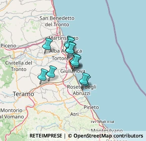 Mappa Via Dalmazia, 64021 Giulianova TE, Italia (7.63333)