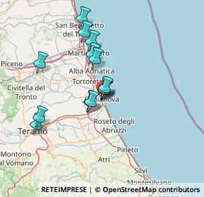Mappa Via Dalmazia, 64021 Giulianova TE, Italia (12.48462)