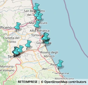 Mappa Via Dalmazia, 64021 Giulianova TE, Italia (16.49278)