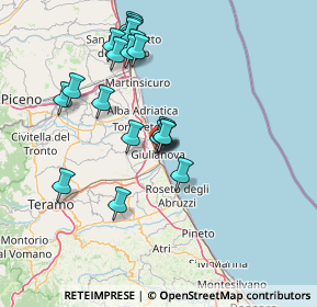 Mappa Piazza M. Fosse Ardeatine, 64021 Giulianova TE, Italia (14.924)